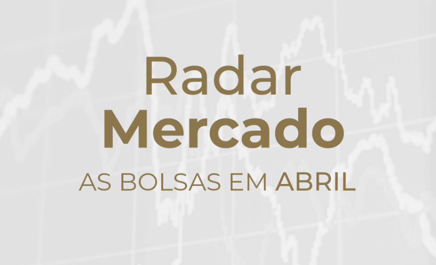 As bolsas em abril
