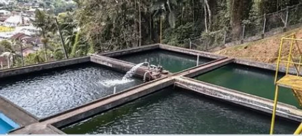 Esta&ccedil;&atilde;o de tratamento da Pomerwasser Ambiental, em Pomerode, Santa Catarina